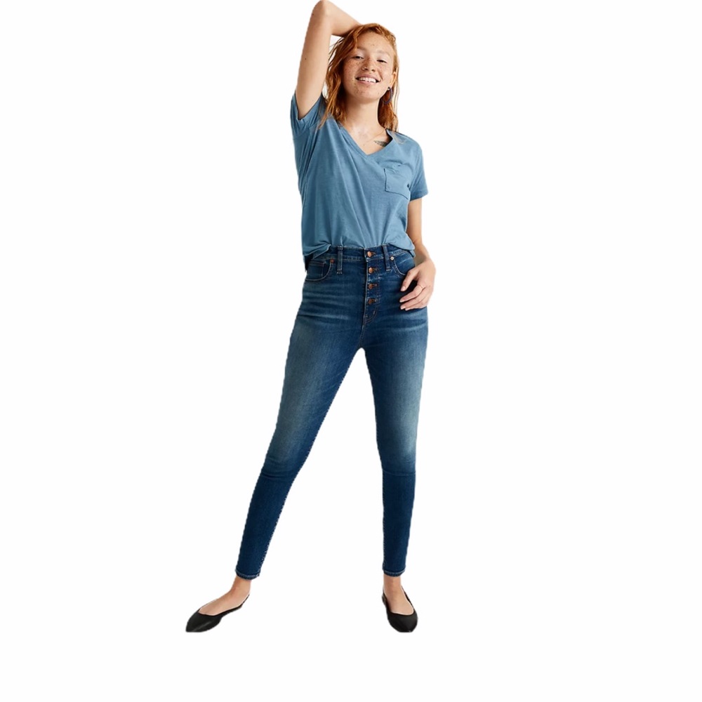 Madewell 11" High-Rise Skinny Jeans size 31
